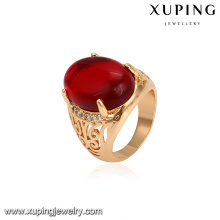 14768 Modeschmuck Royal Ring mit Zirkon 18 Karat Gold Fingerring Ringe Design für Männer mit Preis